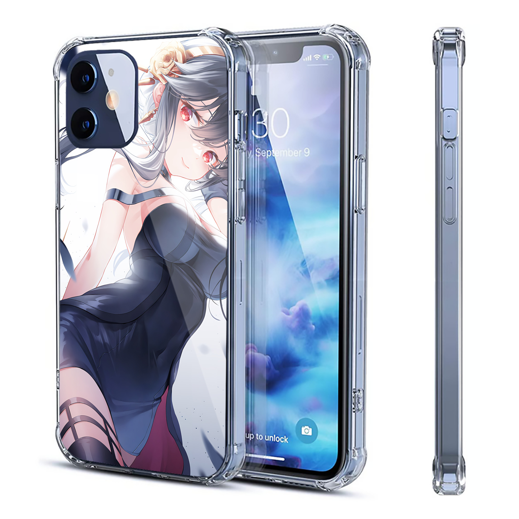 （画像用） SPY×FAMILY间谍家家酒 【iPhone 12シリーズ対応】透明スマホケース（クリアソフトケース）